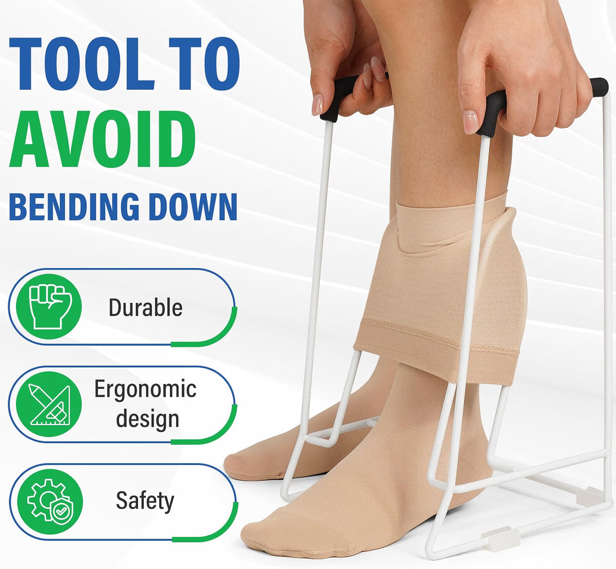 1Compression Sock Aid Donner | Easy-On Stocking Assist Tool