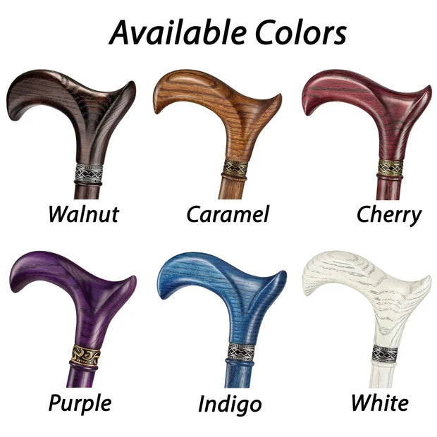 Asterom Derby Oak Walking Cane | Ergonomic Wooden Cane