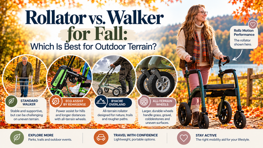 Rollator vs. Walker for Fall: Which Is Best for Outdoor Terrain?
