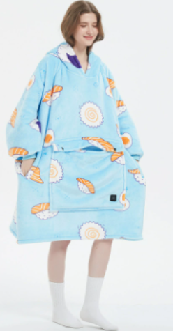 Heated Wearable Blanket Hoodie | Cozy, On-Demand Warmth for Everyday Comfort