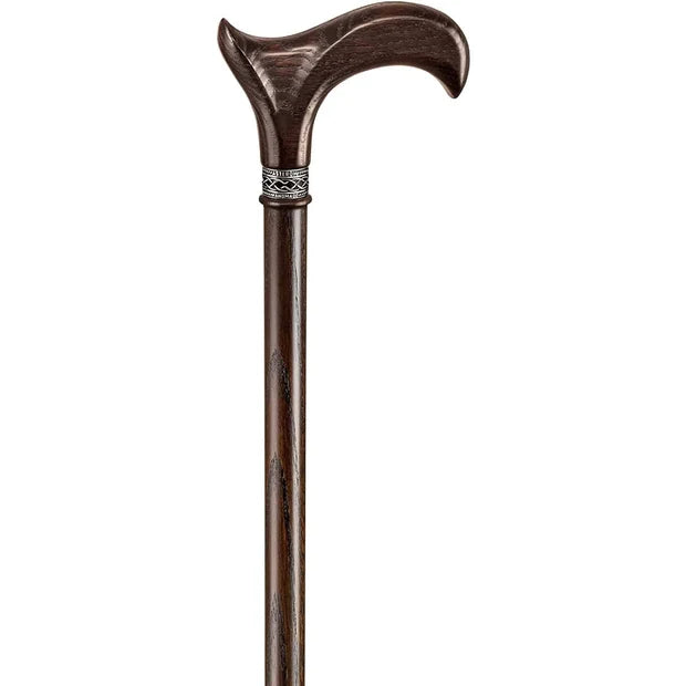 Asterom Derby Oak Walking Cane | Ergonomic Wooden Cane