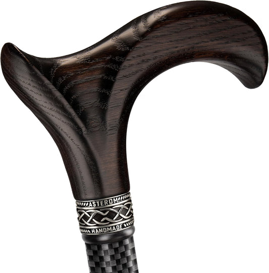 Asterom Derby Oak Walking Cane | Ergonomic Wooden Cane
