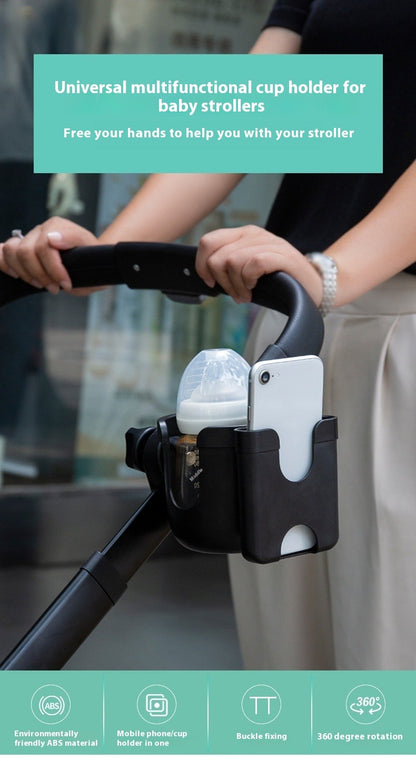Uiversal Cup Holder with Phone Organizer