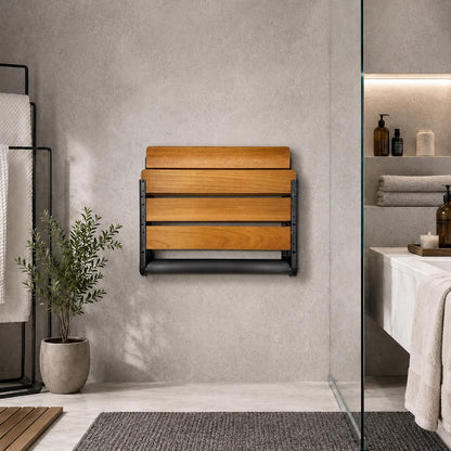 Premium Folding Teak Shower Seat