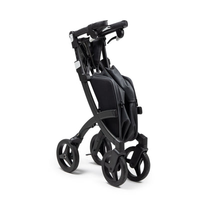 Rollz Flex Lightweight Rollator Walker – black