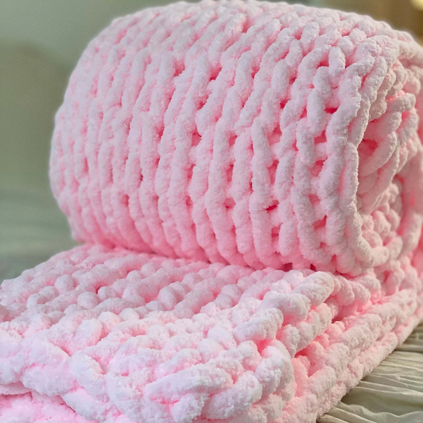 Weighted Knitted Wool Blanket | Calming Comfort for Rest & Relaxation