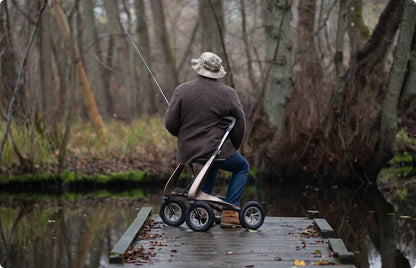 byACRE Carbon Overland Rollator Walker | Lightweight All-Terrain Rollator