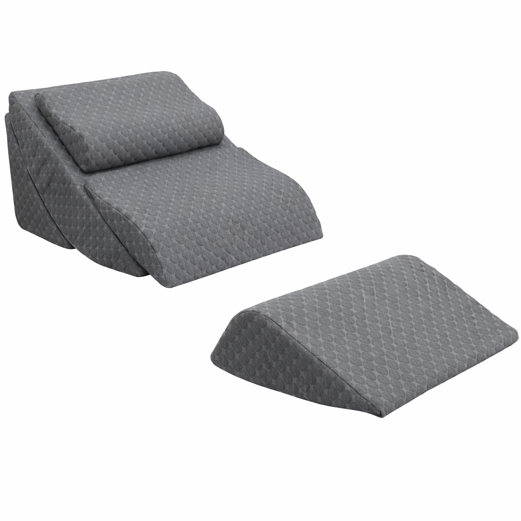 5-Piece Adjustable Orthopedic Bed Wedge Pillow Set | Full-Body Recovery & Sleep Support | Reflex Mobility