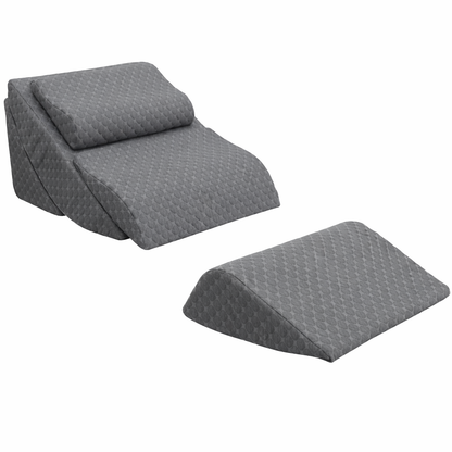 5-Piece Adjustable Orthopedic Bed Wedge Pillow Set | Full-Body Recovery & Sleep Support | Reflex Mobility