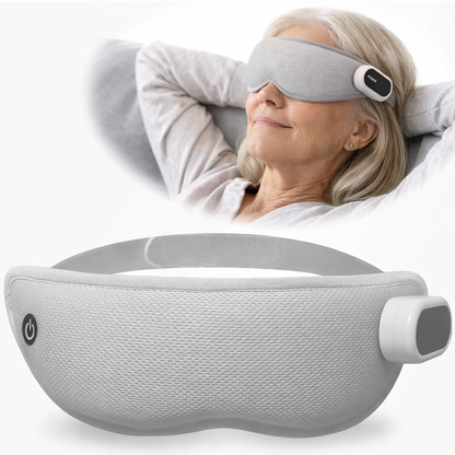 Heated & Cooling Eye Massager Mask | Vibration Therapy for Eye Strain & Sleep Support