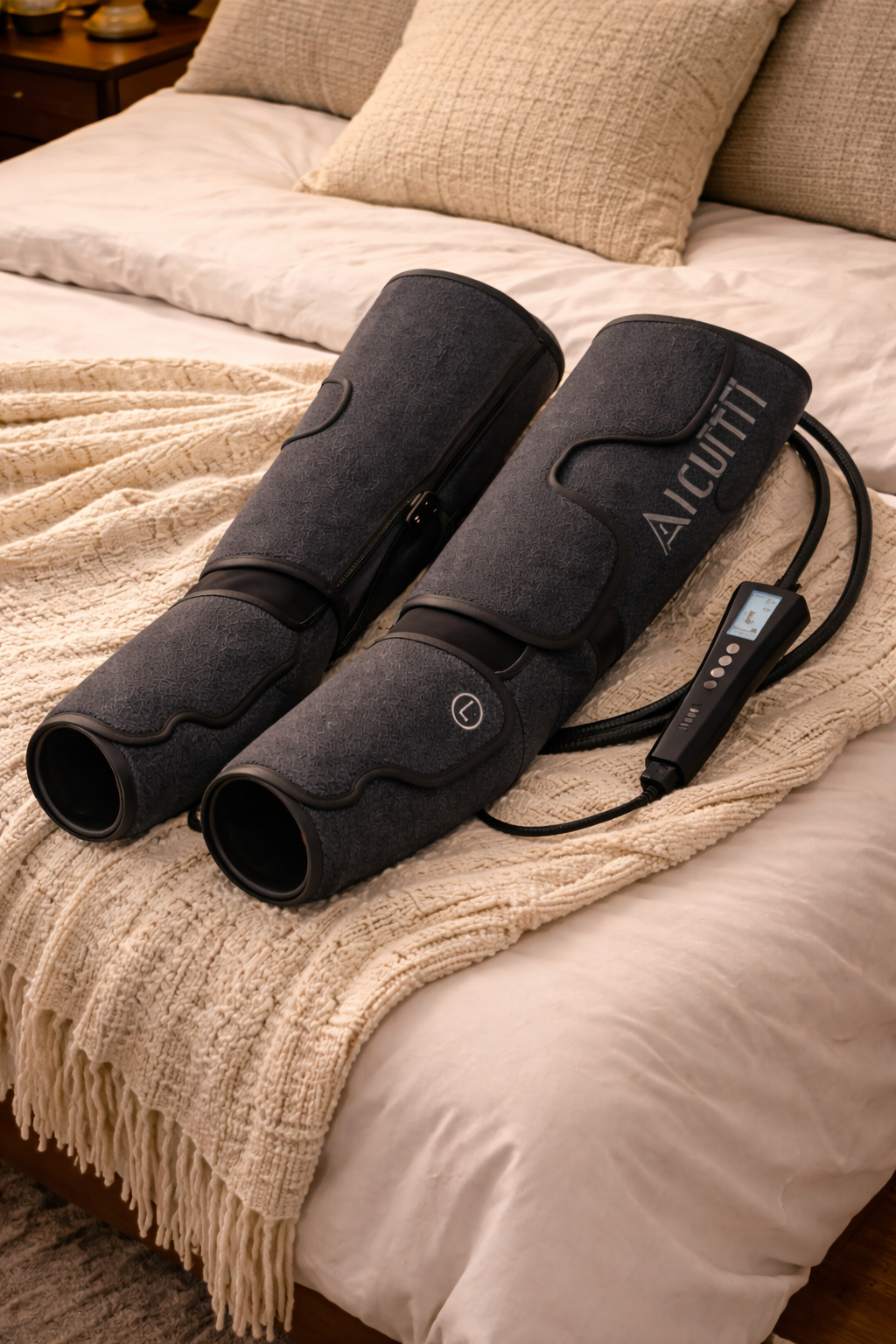 Air Compression Leg & Foot Massager with Heat | Circulation & Recovery Support