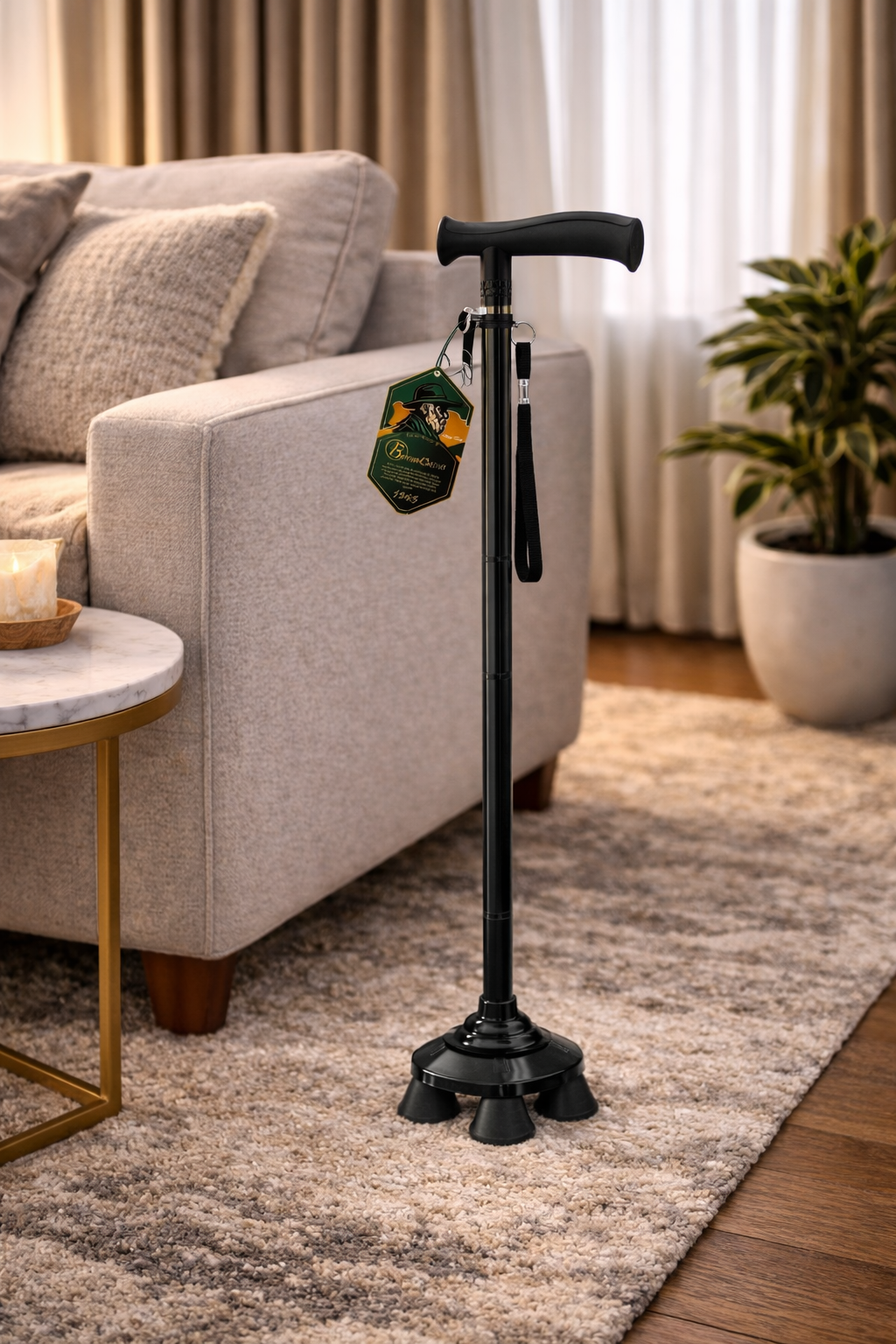 BeneCane Quad Cane – alternate view 2