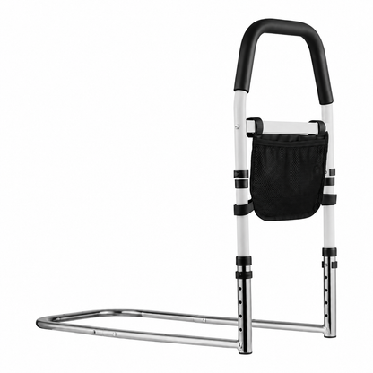Adjustable Bed Assist Rail with Storage Pocket | Under-Mattress Support