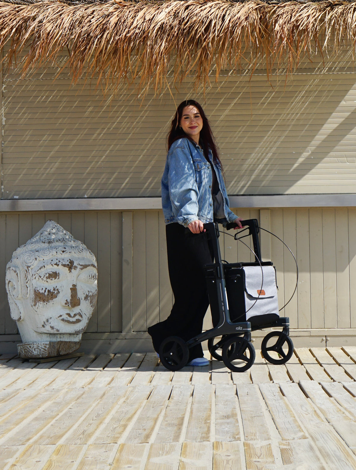 Rollz Air Lightweight Carbon Fiber Rollator Walker – alternate view 10