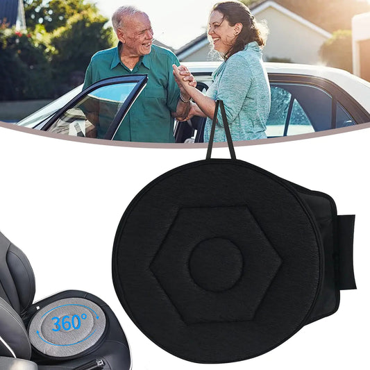360° Rotating Seat Cushion | Swivel Car & Chair Transfer Cushion