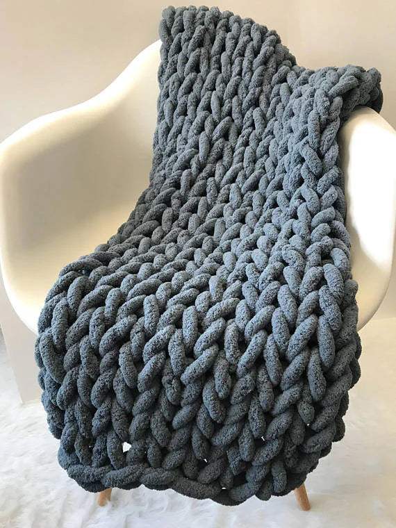 Weighted Knitted Wool Blanket – alternate view 17