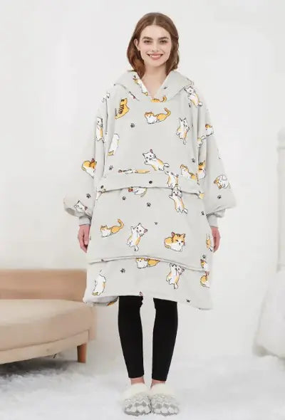 Heated Wearable Blanket Hoodie | Cozy, On-Demand Warmth for Everyday Comfort