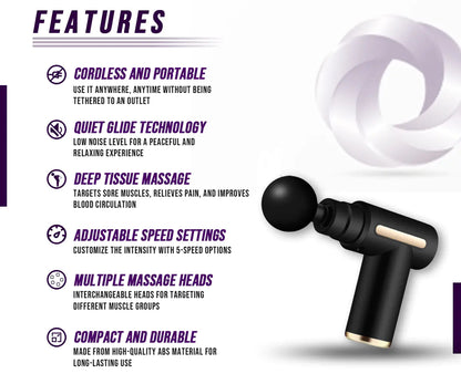 Percussion Massage Gun | Targeted Muscle Recovery & Daily Relief