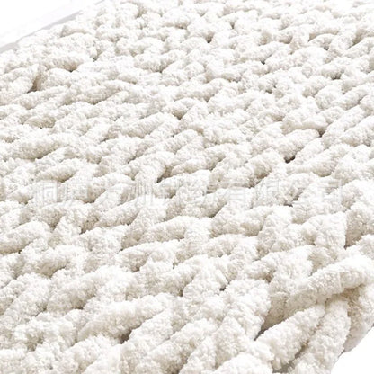 Weighted Knitted Wool Blanket | Calming Comfort for Rest & Relaxation