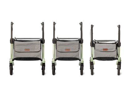 Rollz Air Lightweight Carbon Fiber Rollator Walker – front view