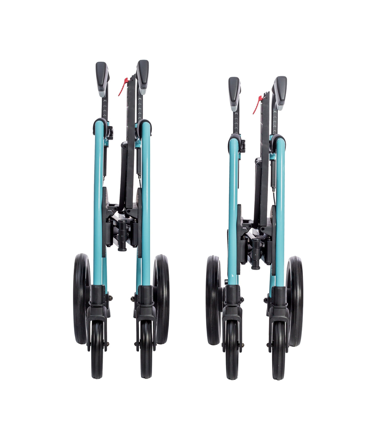 Rollz Motion Rollator Walker & Transport Chair – blue folded view 2