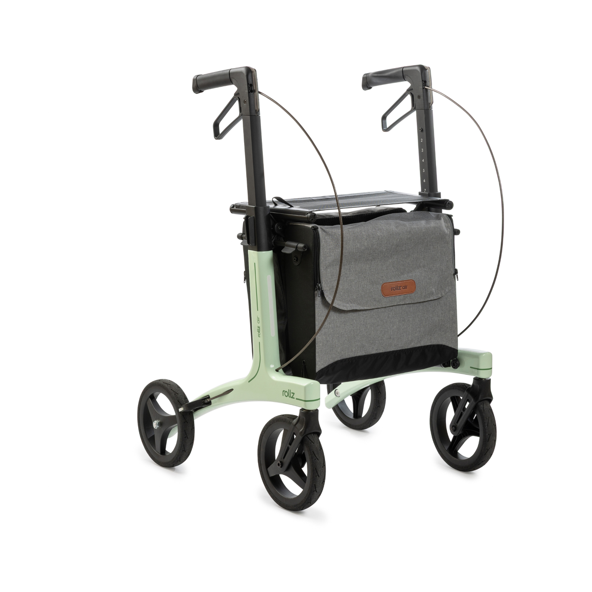 Rollz Air Lightweight Carbon Fiber Rollator Walker | Ultra-Light Mobility