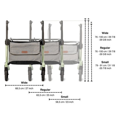 Rollz Air Lightweight Carbon Fiber Rollator Walker – alternate view 21