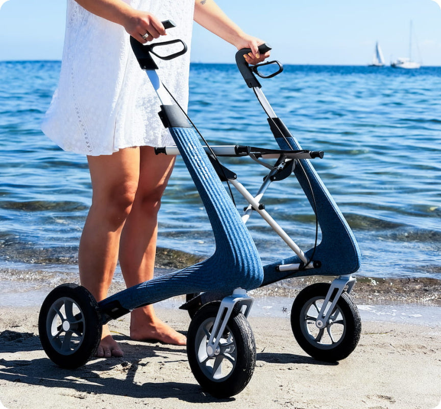 byACRE Nordic Pioneer Rollator Walker | Lightweight Mixed-Terrain Rollator