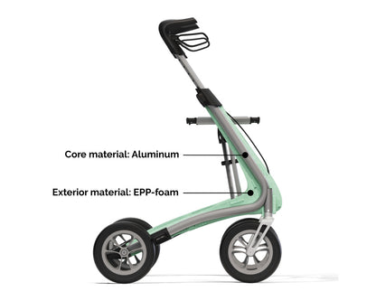 byACRE Nordic Pioneer Rollator Walker | Lightweight Mixed-Terrain Rollator