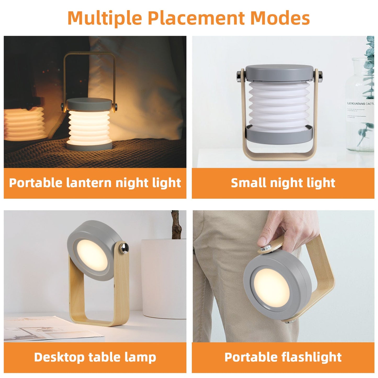 Lantern Light Night Light Telescopic Led Table Lamp Usb Light Portable Light
