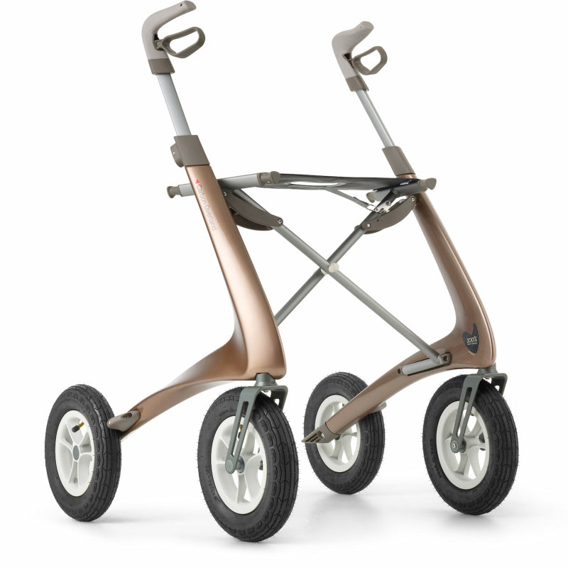 byACRE Carbon Overland Rollator Walker | Lightweight All-Terrain Rollator