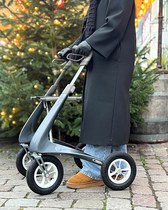 byACRE Carbon Overland Rollator Walker | Lightweight All-Terrain Rollator