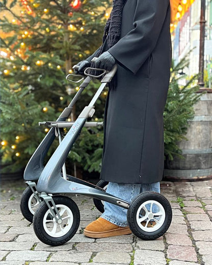 byACRE Carbon Overland Rollator Walker | Lightweight All-Terrain Rollator