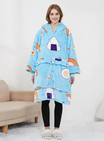 Heated Wearable Blanket Hoodie | Cozy, On-Demand Warmth for Everyday Comfort