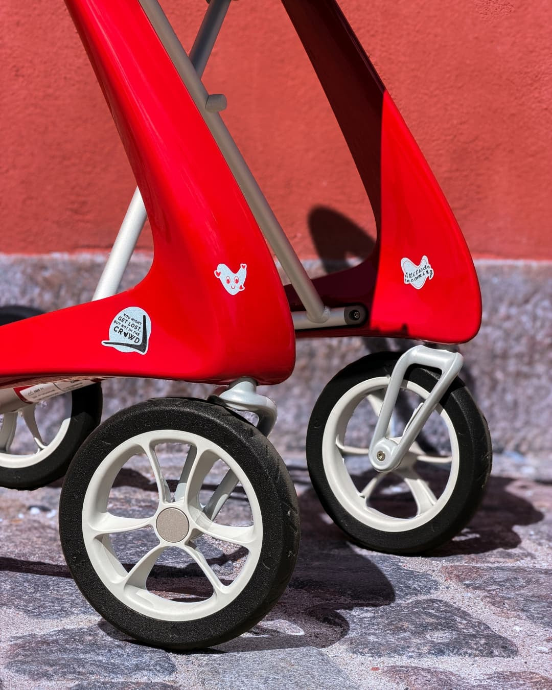 byACRE Reflective Stickers | Carbon Ultralight & Carbon Overland Rollator Frame Protection