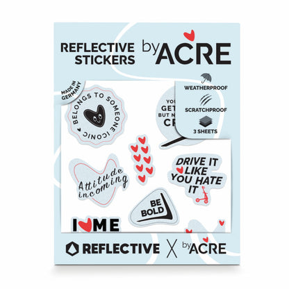 byACRE Reflective Stickers | Carbon Ultralight & Carbon Overland Rollator Frame Protection