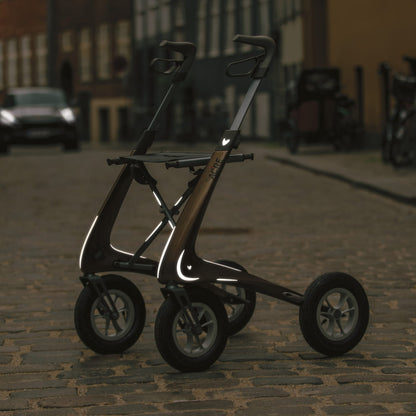 byACRE Reflective Stickers | Carbon Ultralight & Carbon Overland Rollator Frame Protection