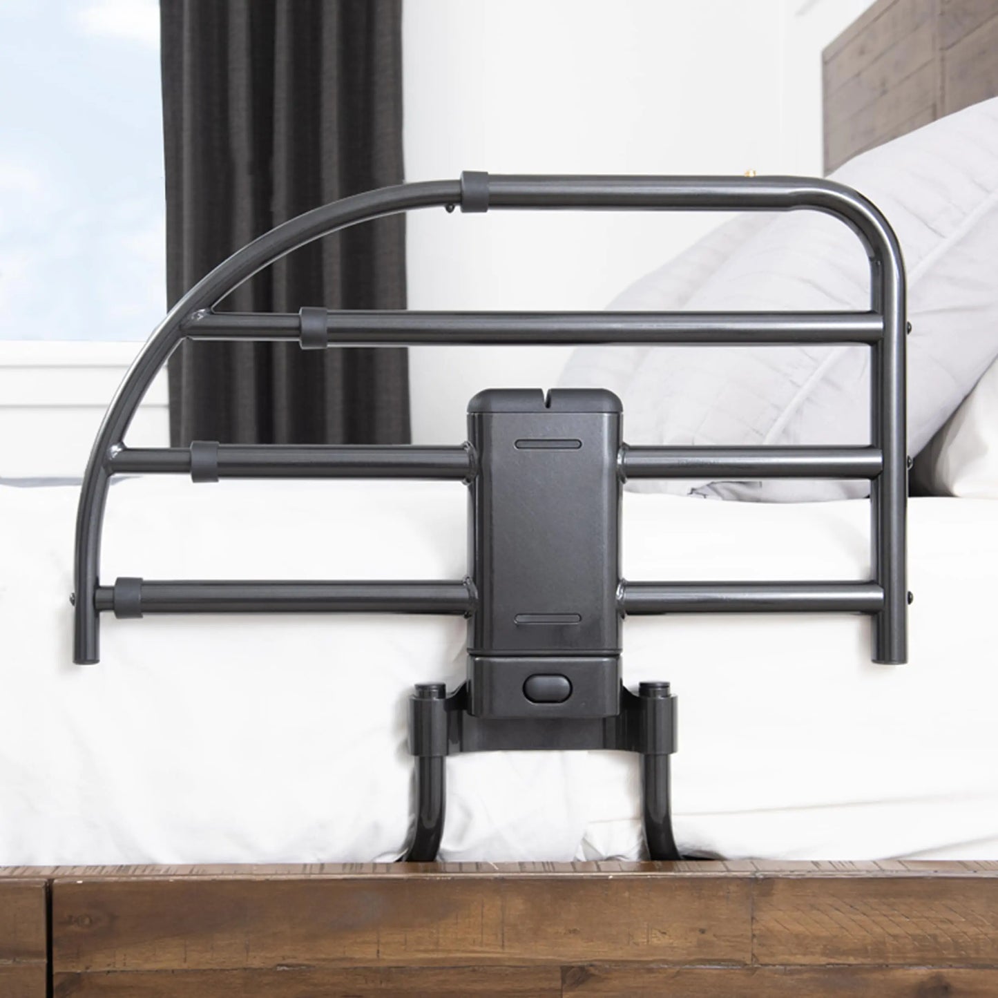 Able Life Click-N-Go Extendable Bed Rail | Removable Support Handle for Safer Transfers