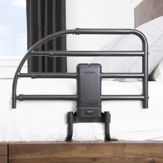 Able Life Click-N-Go Extendable Bed Rail | Removable Support Handle for Safer Transfers